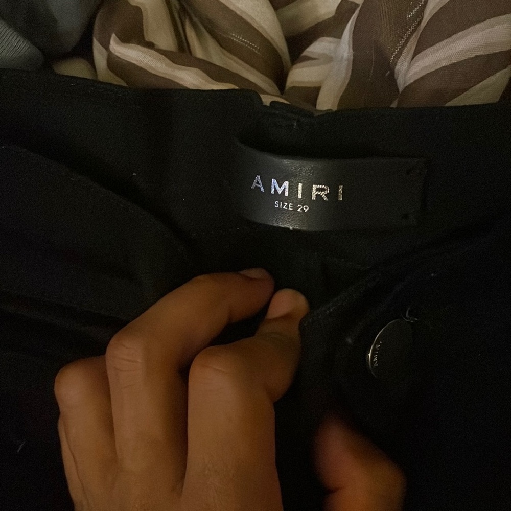 Amiri jeans color black size 29